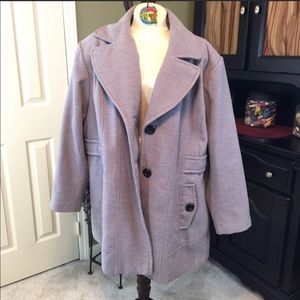 Heavy winter pea coat